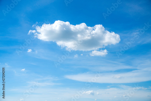 beautiful cloud on blue sky background