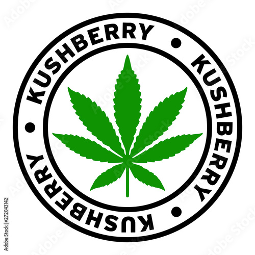 Round Kushberry Marijuana Strain Clipart