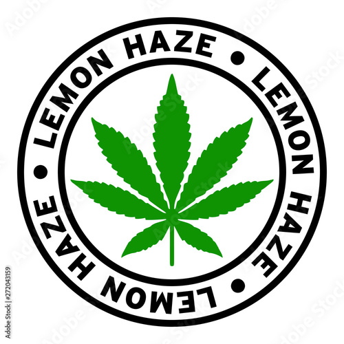 Round Lemon Haze Marijuana Strain Clipart