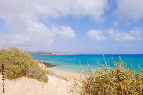 Beach Costa Calma on Fuerteventura  Canary Islands.