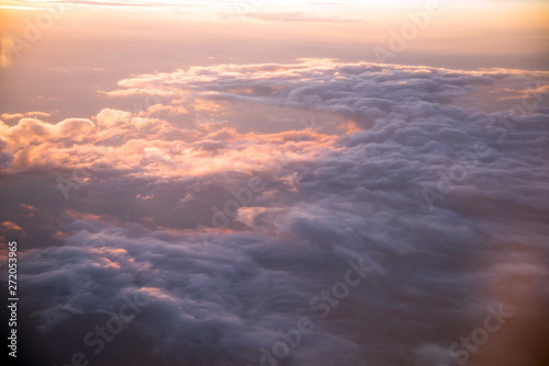 Fototapeta Naklejka Na Ścianę i Meble -  sky view from aircraft