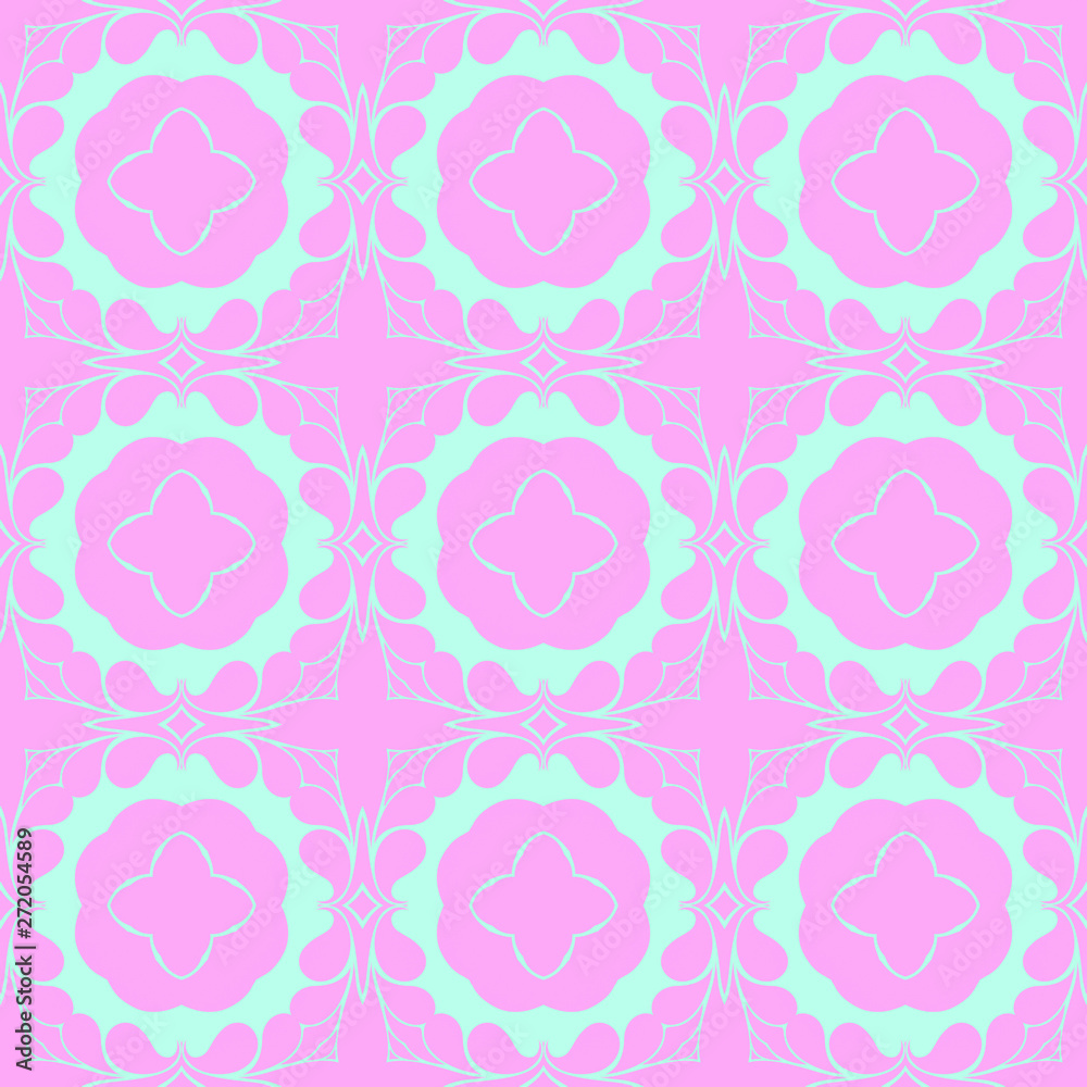 Pastel beauty pattern with floral elements Pastel beauty pattern with floral elements