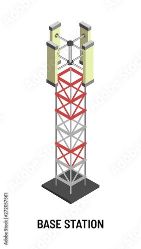 Base station antenna and signal transmission isolated object