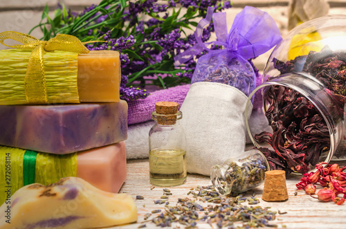 Handmade soap and spa accessories 