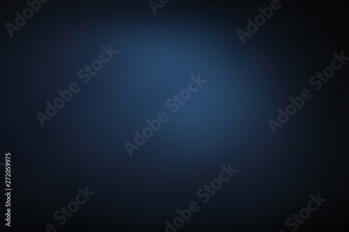 grey black blue blurred abstract background-the wall of the Studio is illuminated by a constant light