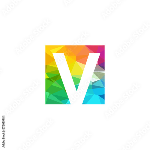 V letter logo design vector template © dimensi design