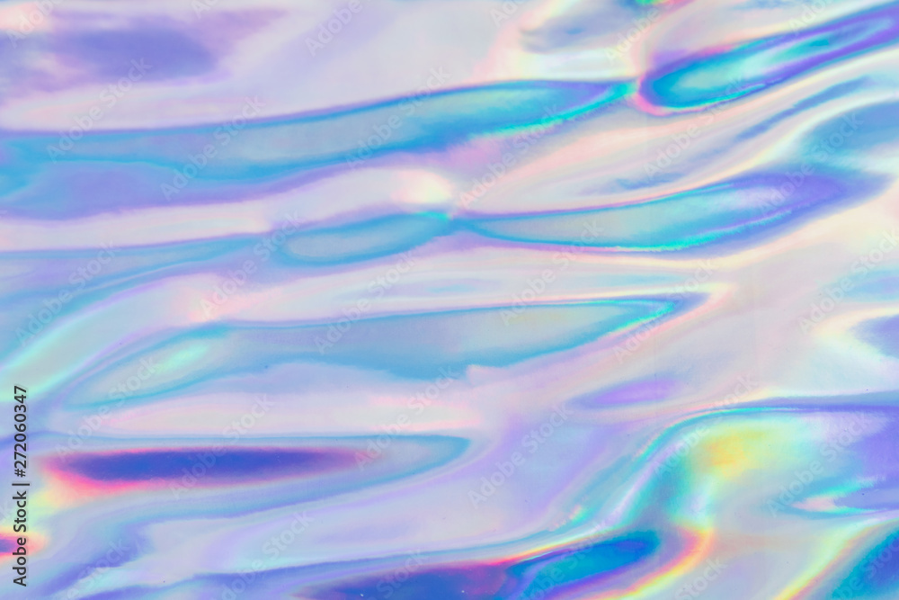 Gradient Holographic Foil Texture. Abstract soft pastel iridescent ...