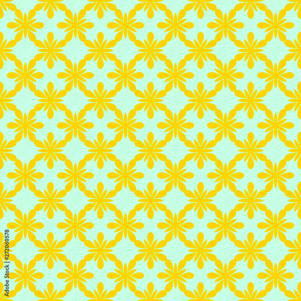 Yellow summer beauty color flat pattern Yellow summer beauty color flat pattern