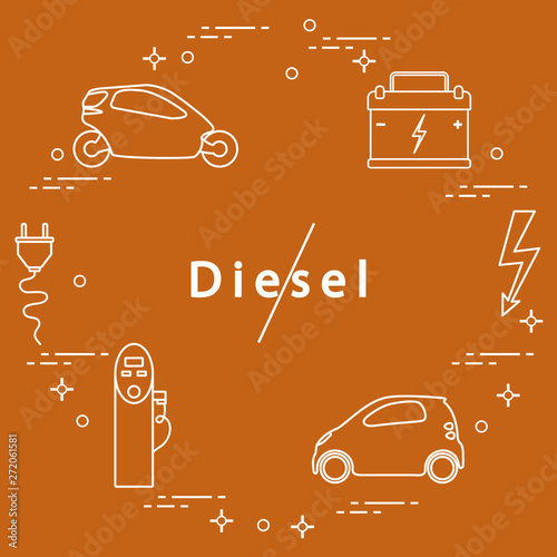 Ban on diesel engines. Transport eco technologies.