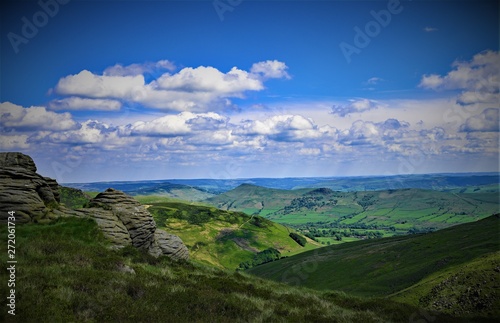 Derbyshire Peaks view of Hope  Derbyshire
