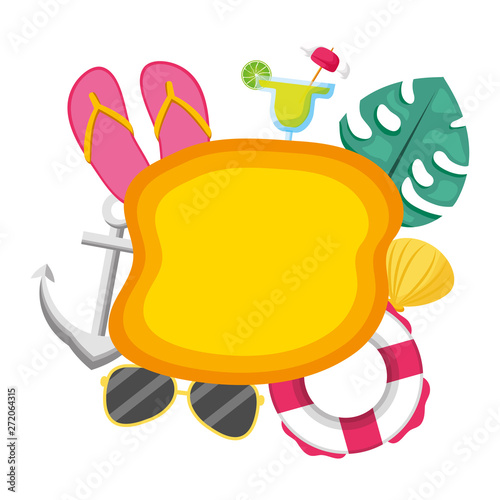 summer time holiday banner