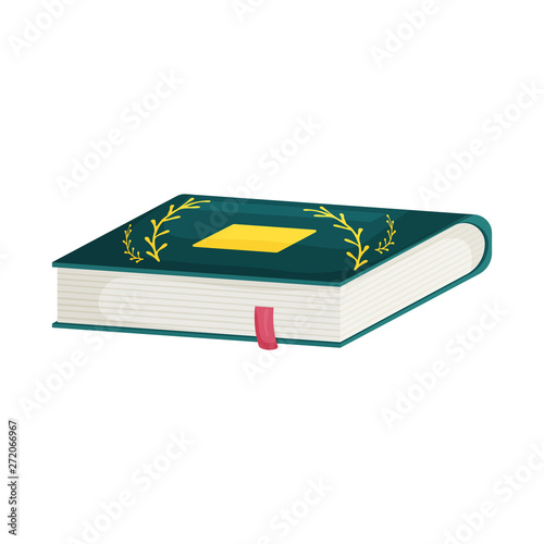 Vector design of book and dictionary  icon. Set of book and encyclopedia stock vector illustration.
