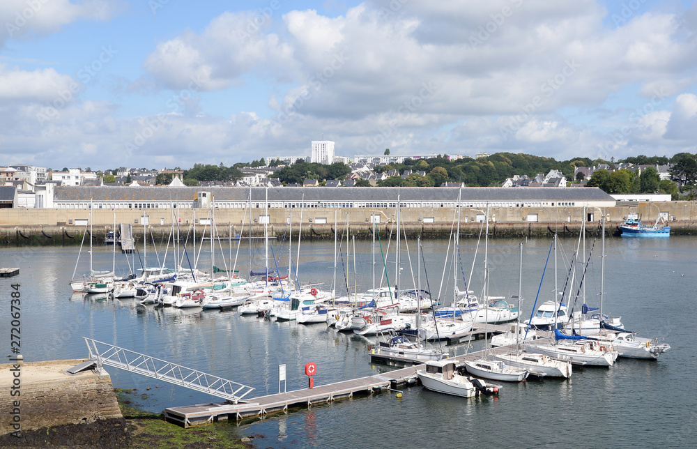 Marina von Concarneau, Bretagne