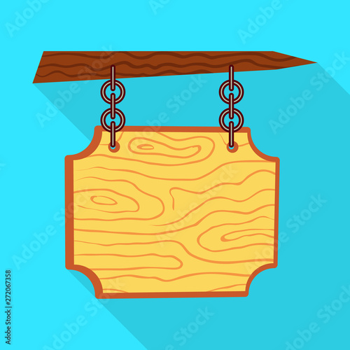 Vector design of billboard and post  sign. Set of billboard and signage  stock symbol for web.