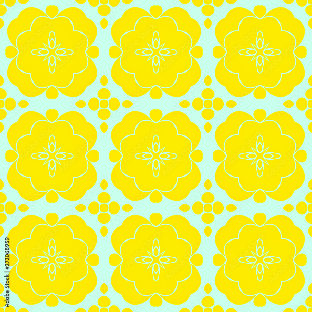 Yellow beautiful floral pattern , spring texture Yellow beautiful floral pattern , spring texture