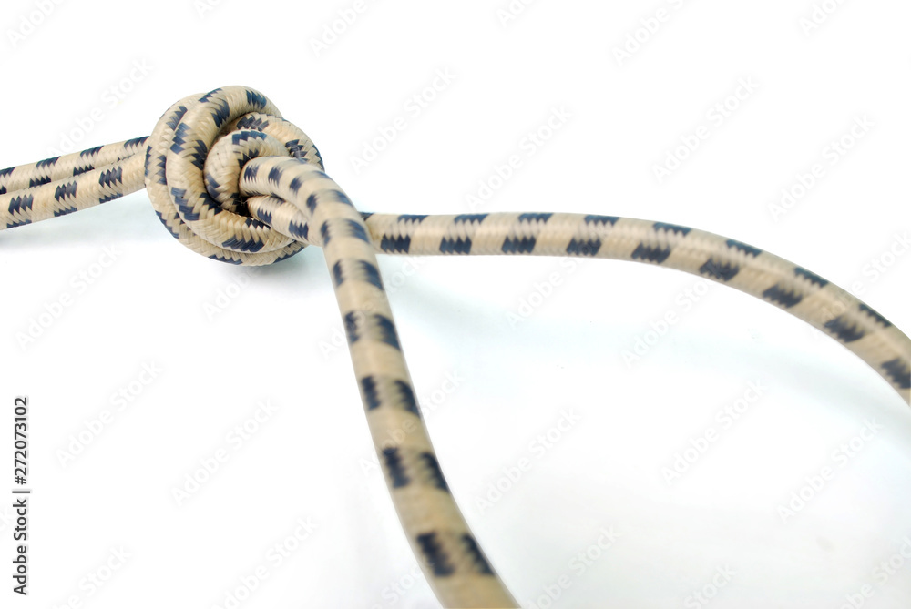 Fototapeta premium Elastic strap on white background.(with Clipping Path).