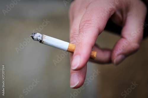 cigarette in hand