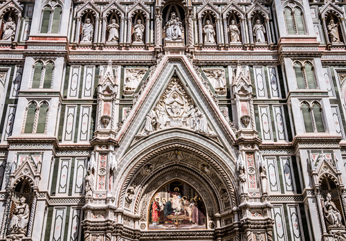 Florence Cathedral Facade, Tuscany, Italy