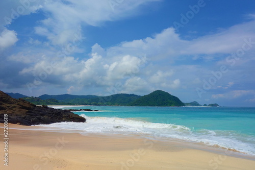Lancing Beach located in Central Lombok island  near to Bali  Indonesia