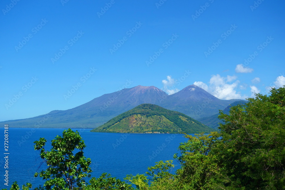 Volcanoes located in Flores island, Nusa Tenggara Timur, Indonesia