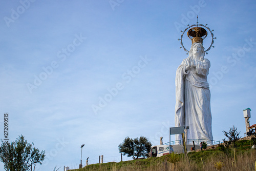 Statue of the Virgin of the Immaculate Conception in Junin, Peru. photo
