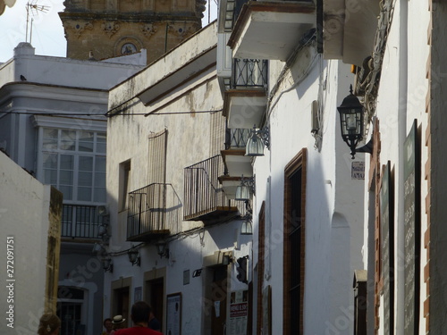 Cadiz. Arcos de la Frontera. Beautiful town of Cadiz. Andalusia,Spain