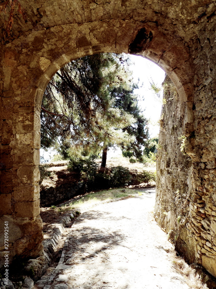 Obraz premium the ancient castle of Zakynthos Island - Greece