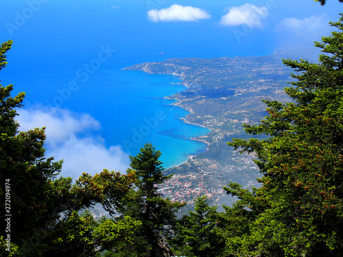 View from Ainos mountain Kefalonia