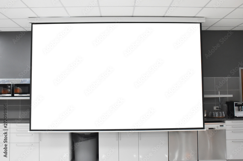 Blank advertising billboard in the mall. Blank advertising billboard in the mall.