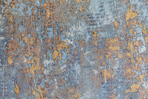 Bluish Old Weathered Decayed Urban Wall Texture
