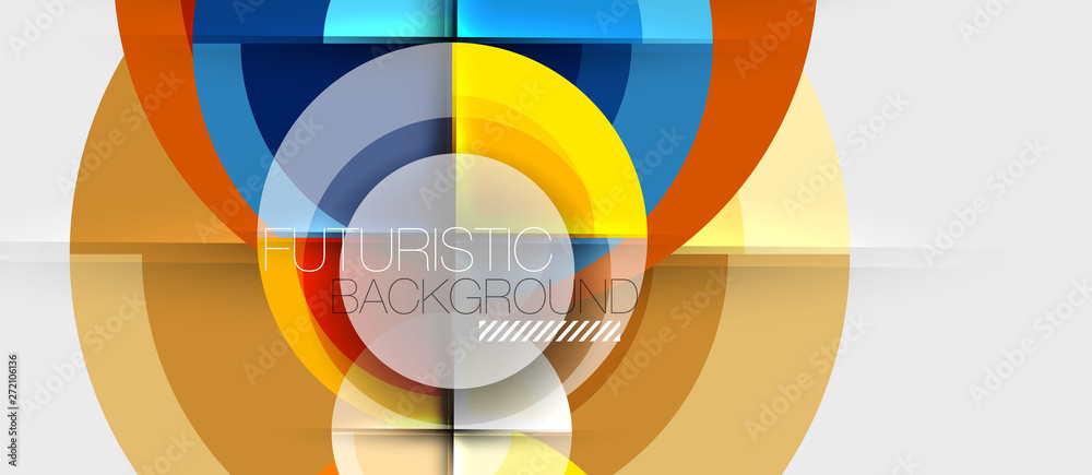 Circular geometrical design template