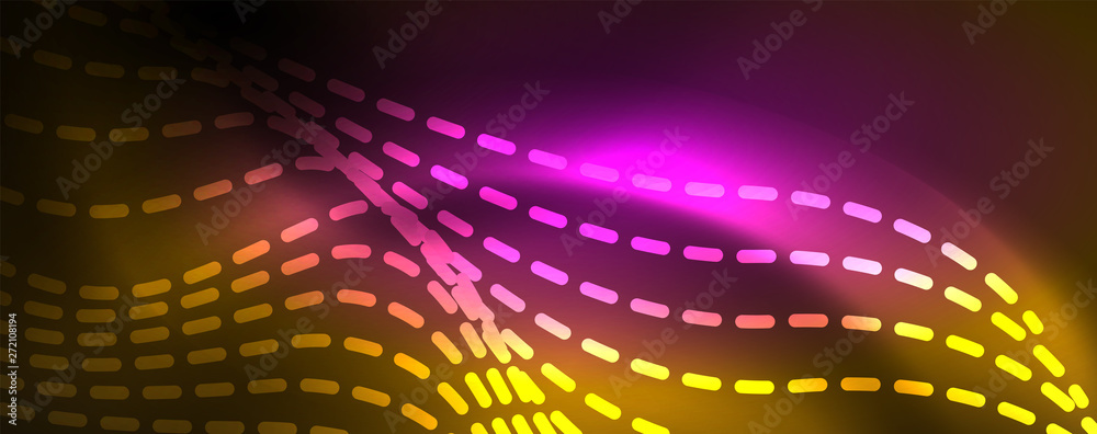 Shiny neon lines techno magic futuristic background, magic energy space light concept, abstract background wallpaper design Shiny neon lines techno magic futuristic background, magic energy space light concept, abstract background wallpaper design