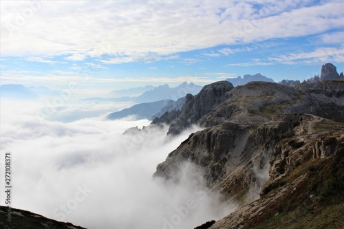 The mountains of the Dolomites  a UNESCO heritage site