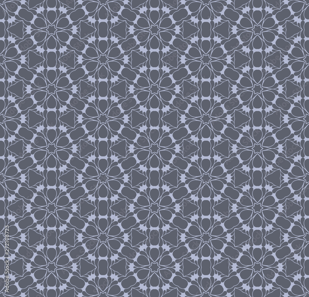 Fototapeta premium Grey monochrome pattern, geometric design