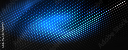 Shiny color neon light with lines, abstract wallpaper, shiny motion, magic space light. Techno abstract background