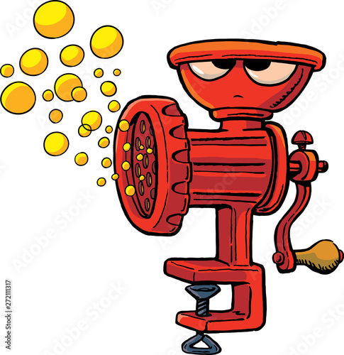 frown grinding machine produces bubbles