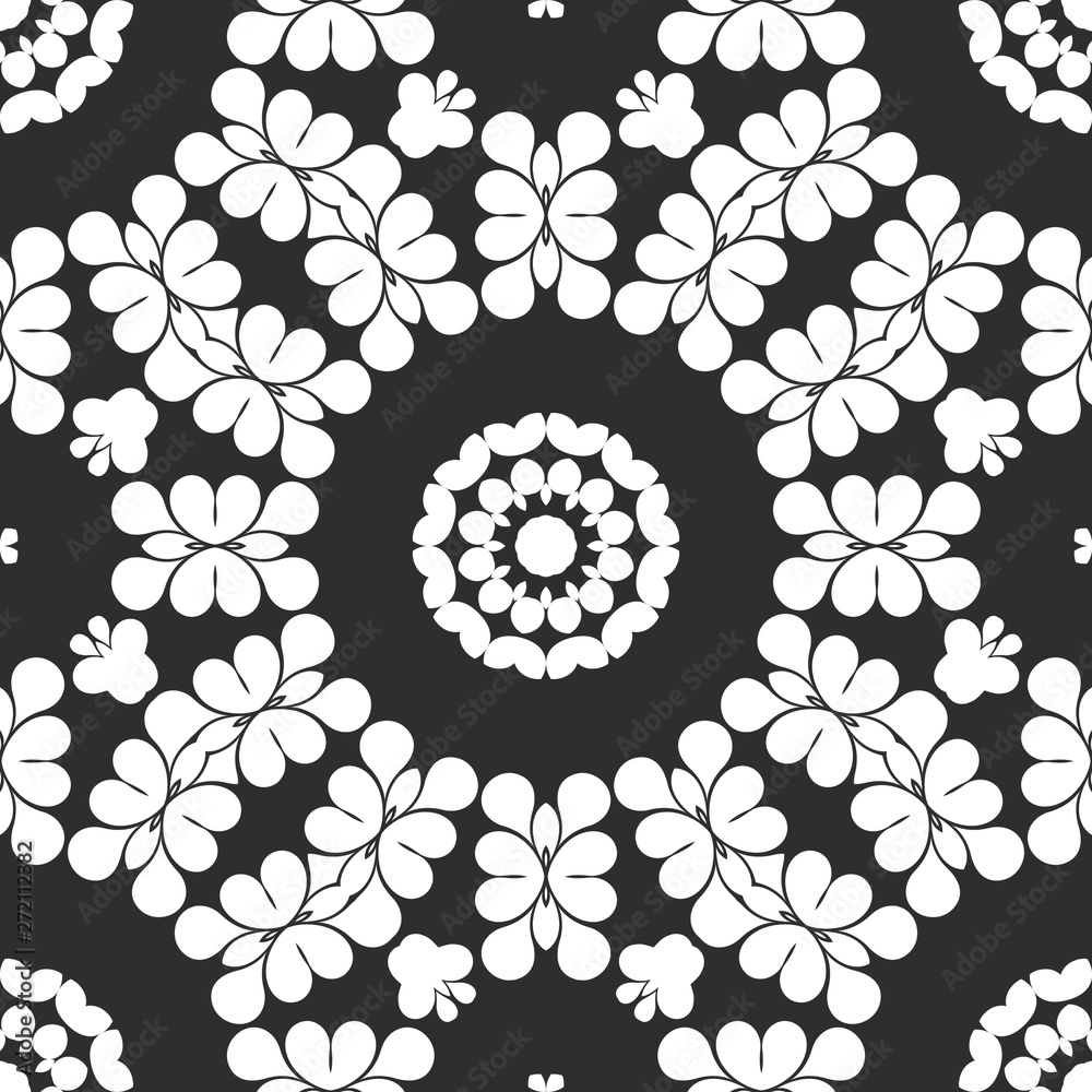 Black and white decorative pattern, retro texture Black and white decorative pattern, retro texture
