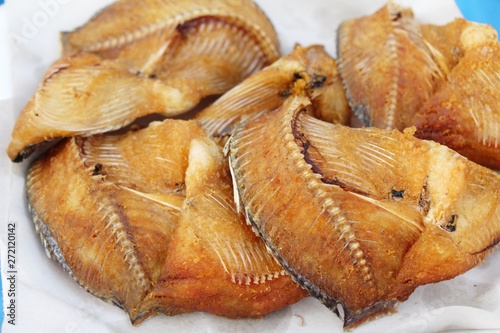 Fried fish is tasty at street food