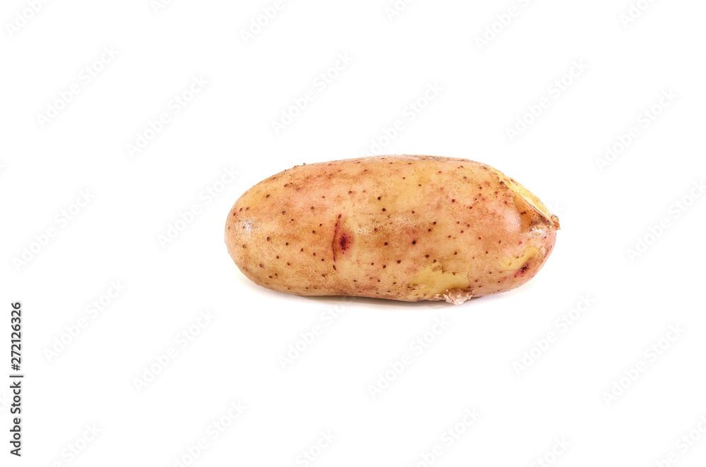 fresh potatoes isolated on white background fresh potatoes isolated on white background