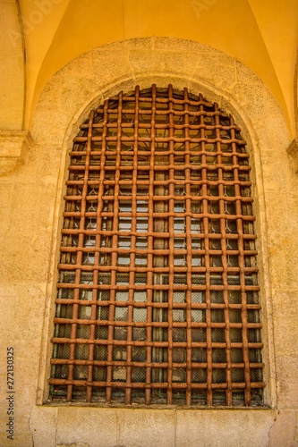 Detalle de una reja de ventana