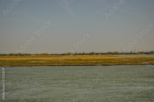 Isla en la laguna de Venecia.