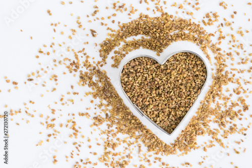 Anise Seeds in a Heart Shape