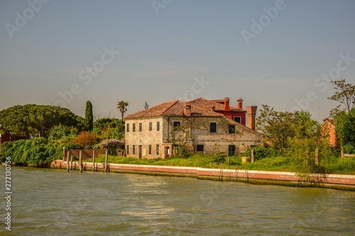 Canal de acceso al amarradero de la isla de Torcello
