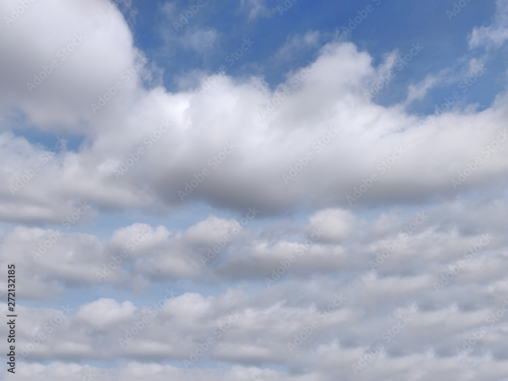 Blue sky and cloud background.