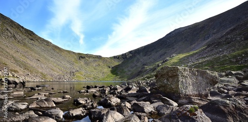 Goats water over flow into Torver Beck photo