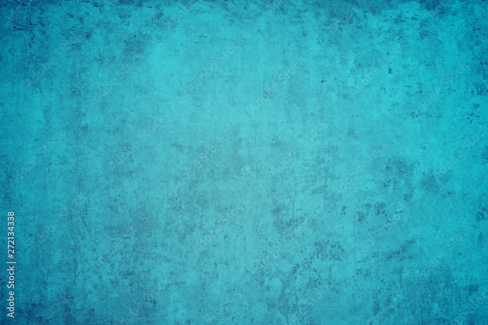vintage wall background - old blue stone texture   -