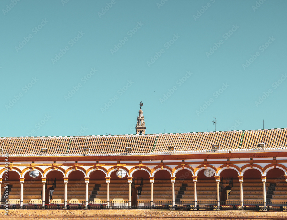 Fototapeta premium bullfighting arena in Seville, Spain