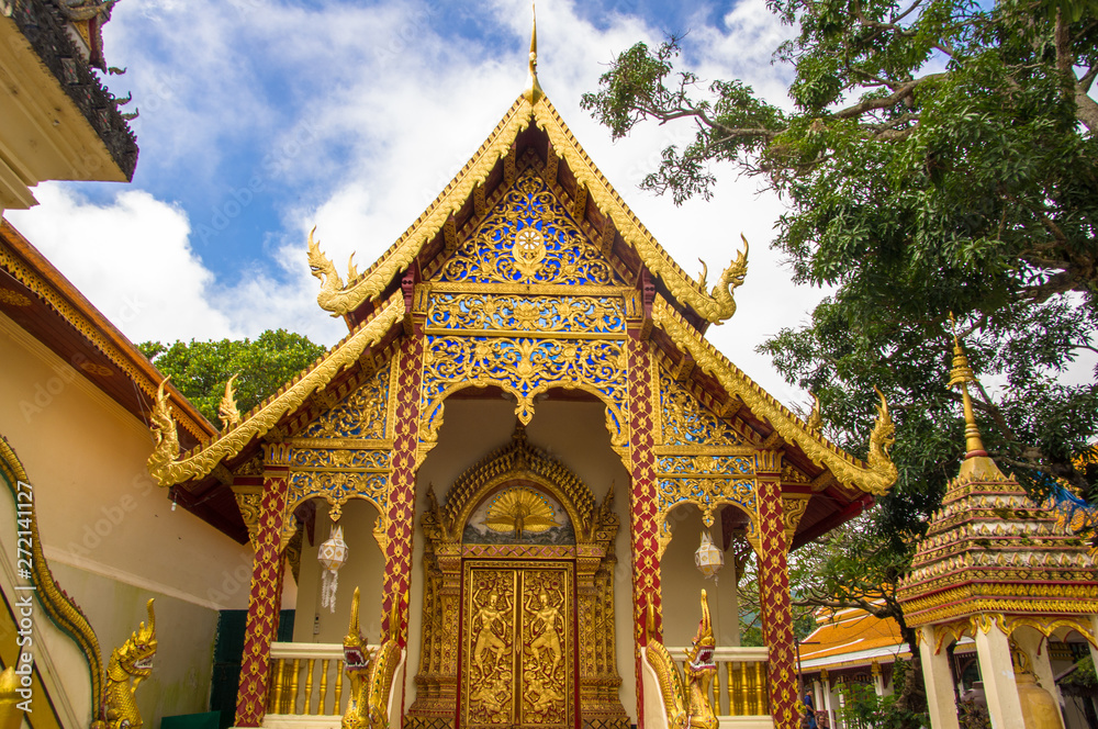 Chiangmai temple in Thailand