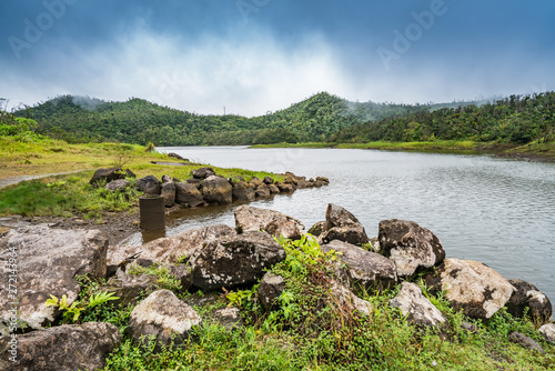  Freshwater Lake Views around the caribbean island of Dominica West indies