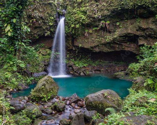  Emerlad Pool and Waterfall Views around the caribbean island of Dominica West indies